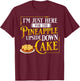 Pineapple Upside Down Cake Recipe Mix Filling T-Shirt - T-Shirt | Maroon