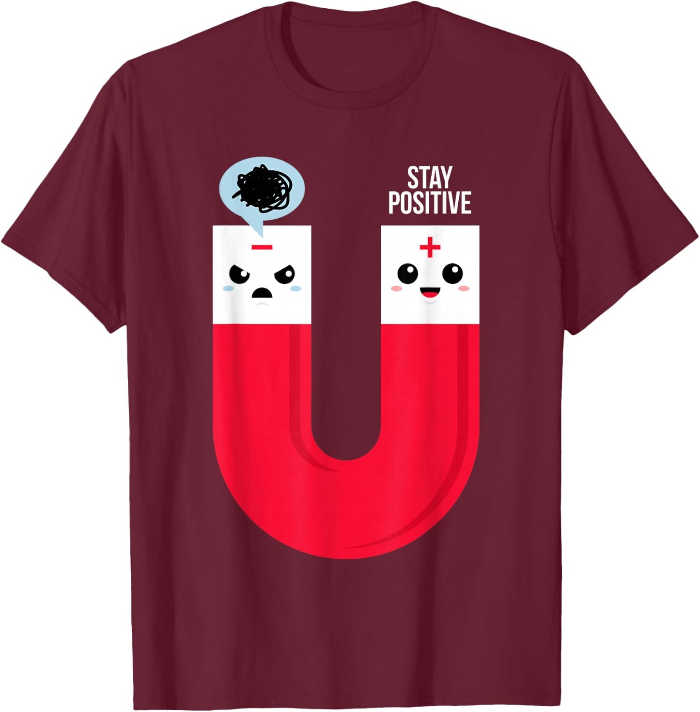 Funny Magnet Science Pun For Geeks Science Teachers T-Shirt - T-Shirt | Maroon
