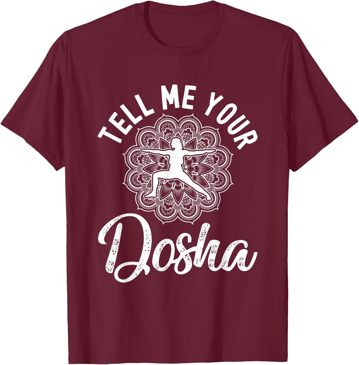 Dosha Ayurveda Indian Healing Art Medicine Buddhism Hinduism T-Shirt - T-Shirt | Maroon