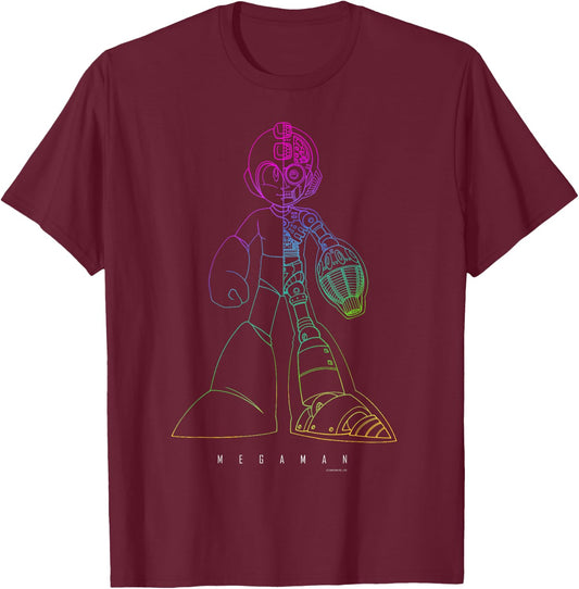 MEGAMAN Classic T-Shirt - T-Shirt | Maroon