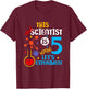 5th Birthday This Mad Scientist Is 5 Let's Experiment T-Shirt - T-Shirt | Maroon
