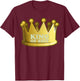 King Of Shit Funny Scientist Toilet Joke Gag Gift T-Shirt - T-Shirt | Maroon