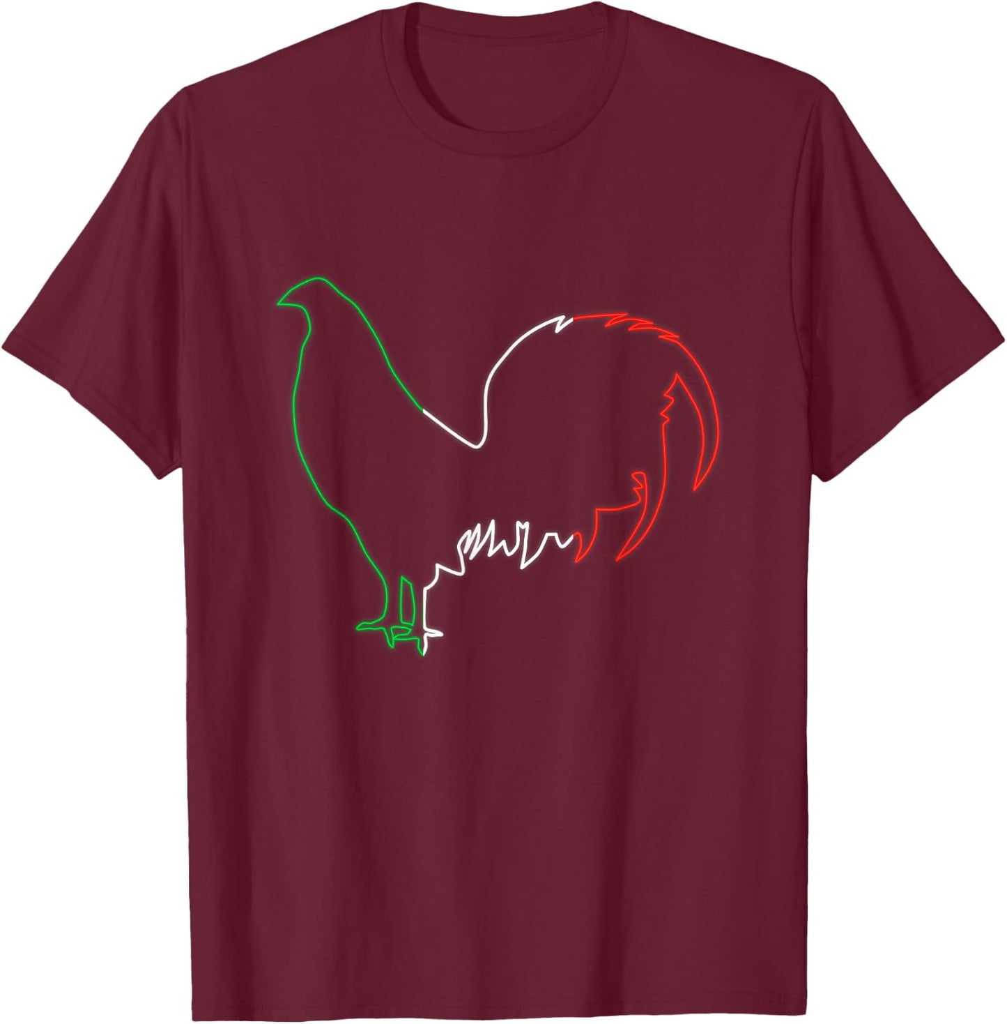 Lo Borracho Se Me Quita Lo Gallero Jamas T-Shirt - T-Shirt | Maroon