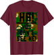 Trendy Can't See Me Camo T-Shirt - T-Shirt | Maroon