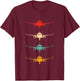 Aviation Airplane Flying Airline Funny Vintage Pilot Small T-Shirt - T-Shirt | Maroon