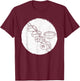 Funny Sushi Art Women Sushi Lover Japan Restaurant T-Shirt - T-Shirt | Maroon