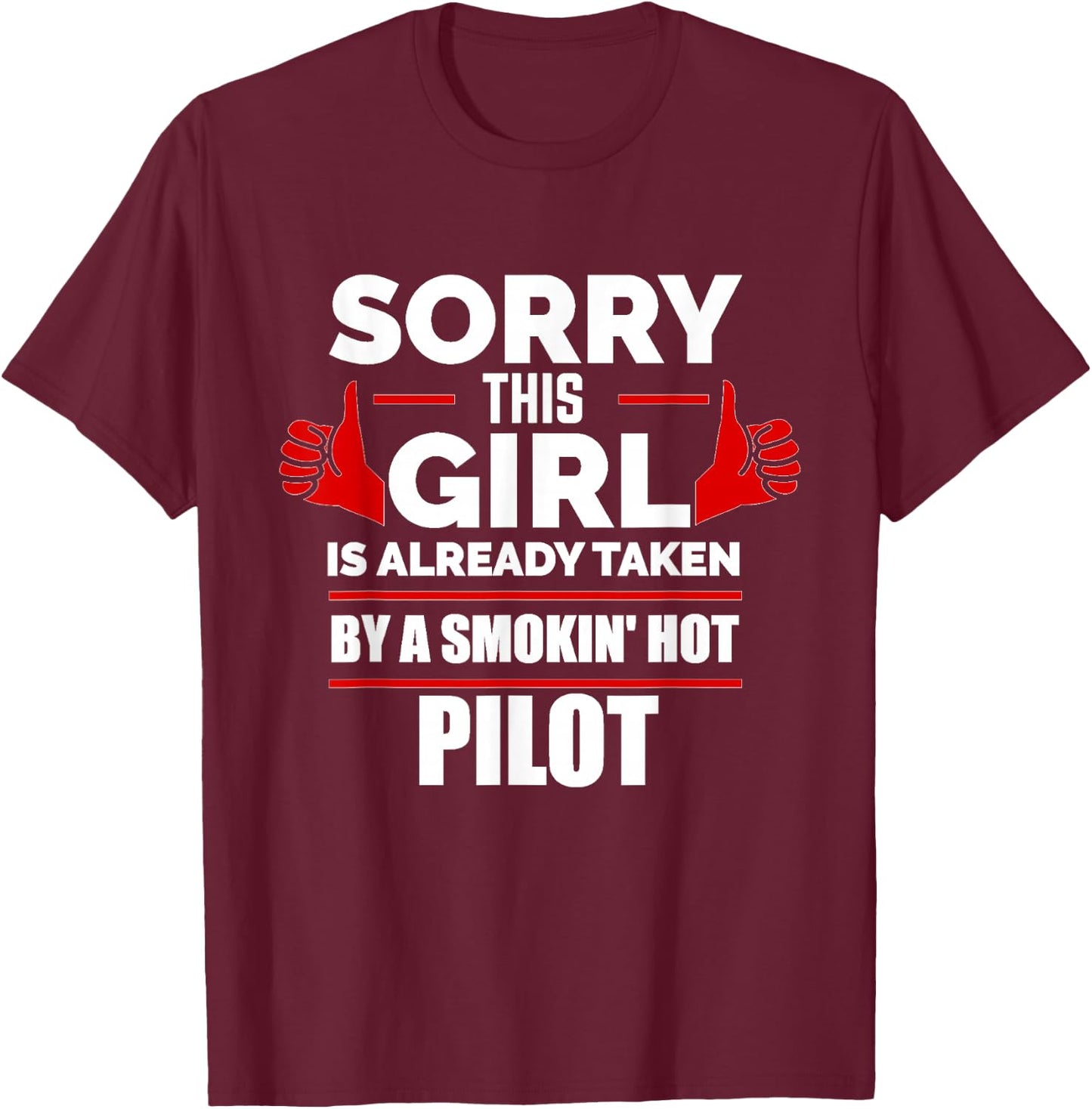 Sorry, this girl is kidnapped by Tuxedo Hot Pilot Relationship T-Shirt - T-Shirt | Maroon