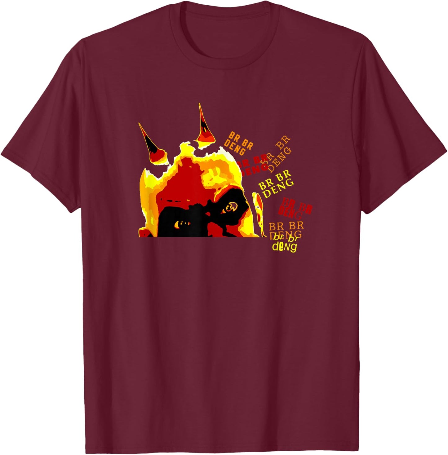 Br Br Deng T-Shirt - T-Shirt | Maroon
