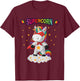 Unicorn Superhero Supercorn Hero Boys Girls Gift T-Shirt - T-Shirt | Maroon