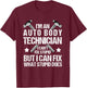 Funny Auto Body Technician T-Shirt - T-Shirt | Maroon