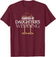 I Survived My Daughter's Wedding Gift Parents T-Shirt - T-Shirt | Maroon