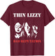 Thin Lizzy – Bad Reputation T-Shirt - T-Shirt | Maroon
