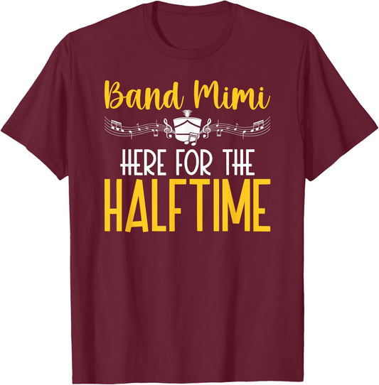 Band Mimi Funny Marching Band Mimi Grandma T-Shirt - T-Shirt | Maroon