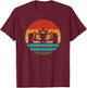 Racing Car Retro Style Vintage T-Shirt - T-Shirt | Maroon