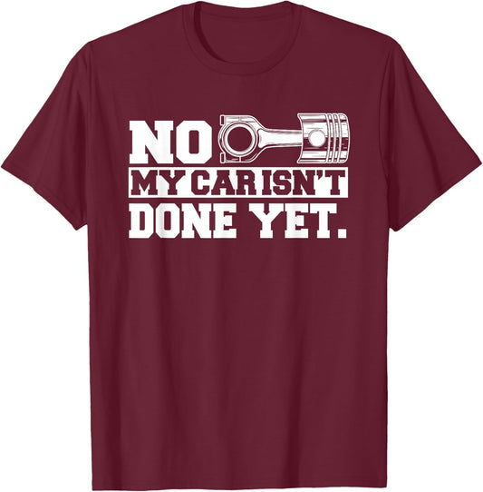 Auto Mechanic Automotive Technician Mech Repair Greaser Car T-Shirt - T-Shirt | Maroon