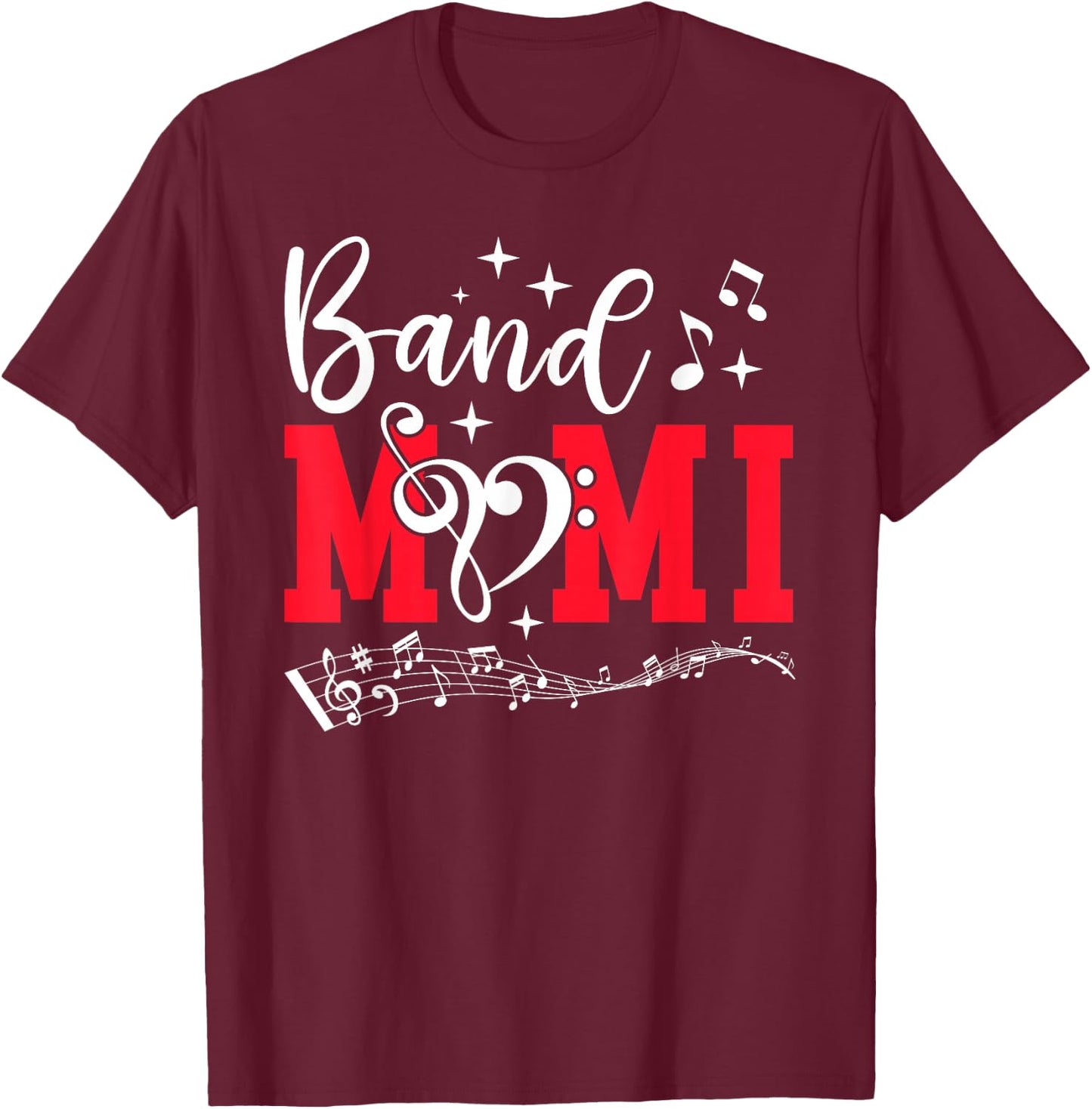 Band Mimi Marching Band Mimi Grandma T-Shirt - T-Shirt | Maroon