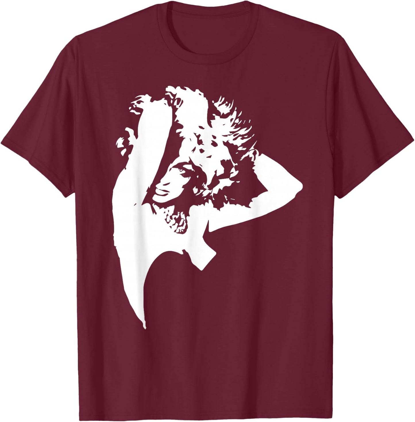 Drag Queen Abstract Print Drag Queen T-Shirt - T-Shirt | Maroon