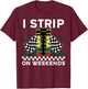 Cool Drag Racing Art Men Women Street Racer Strip Drag Race T-Shirt - T-Shirt | Maroon