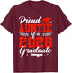 Proud Auntie of A 2026 Graduate Senior 2026 T-Shirt - T-Shirt | Maroon