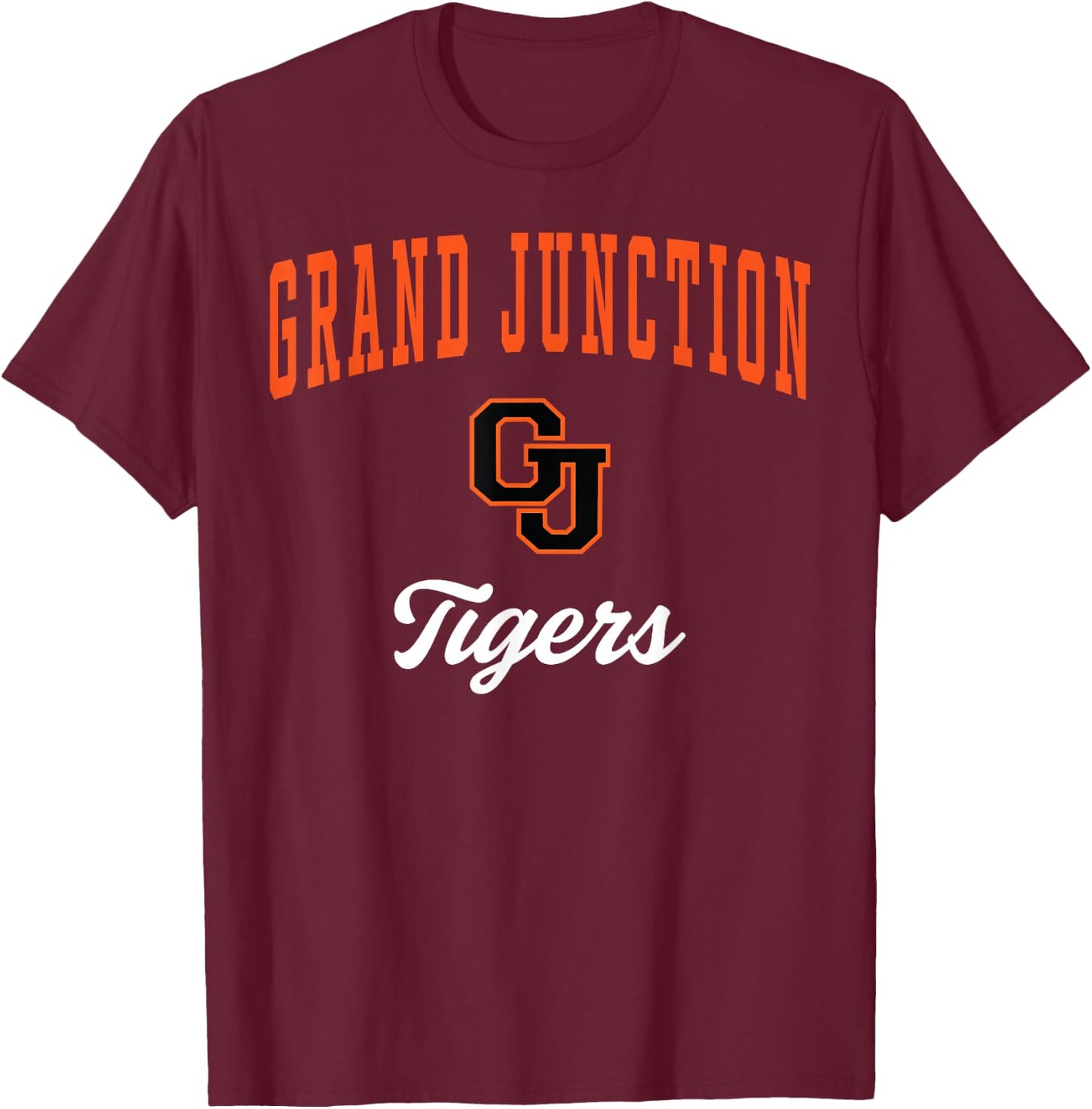 Grand Junction High School Tigers T-Shirt - T-Shirt | Maroon