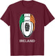 Ireland Rugby Union Jersey Supporters Kit Irish Rugby Fans T-Shirt - T-Shirt | Maroon