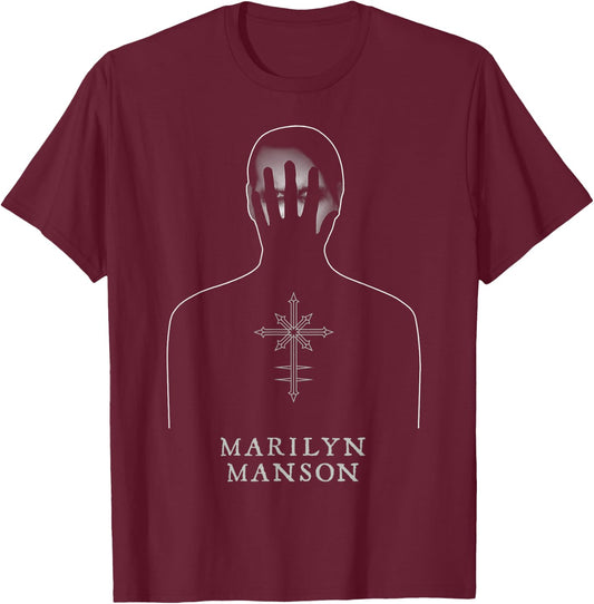 Marilyn Manson – Chaos Hand T-Shirt - T-Shirt | Maroon