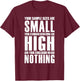 Your Sample Sizes Are Small Statistics T-Shirt - T-Shirt | Maroon