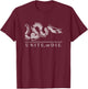 Unite or Die Political Parties Join or Die Inspired Quote T-Shirt - T-Shirt | Maroon