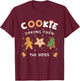 Family Christmas Cookie Baking Crew for the Boss Baker T-Shirt - T-Shirt | Maroon