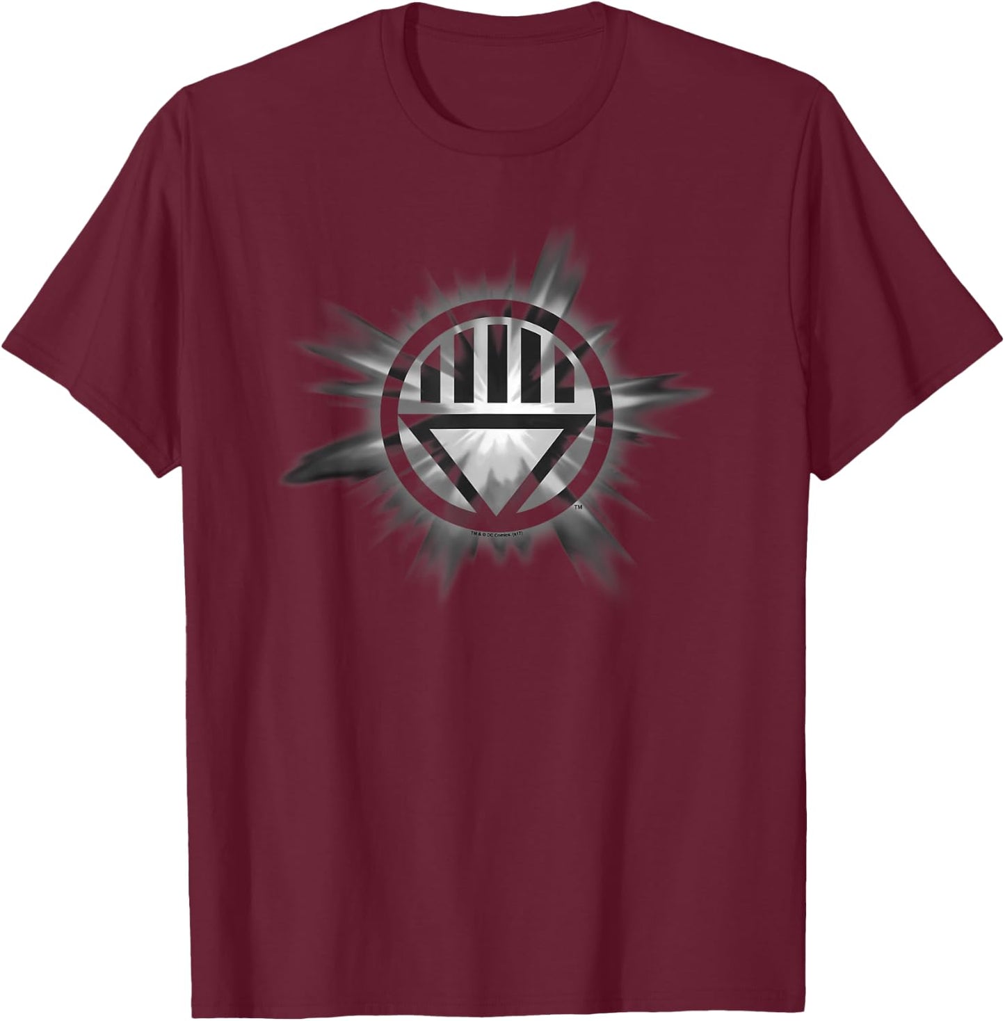 Green Lantern Black Glow T-Shirt - T-Shirt | Maroon