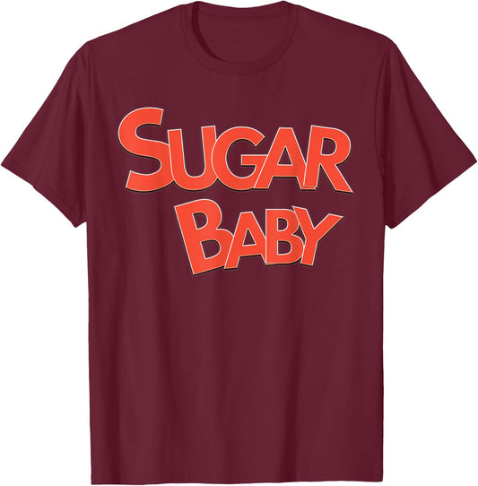 Cute Sugar Baby Flirty Summer T-Shirt - T-Shirt | Maroon