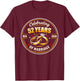 Celerating 52 Years of Mariage Wedding Anniversary Men Women T-Shirt - T-Shirt | Maroon