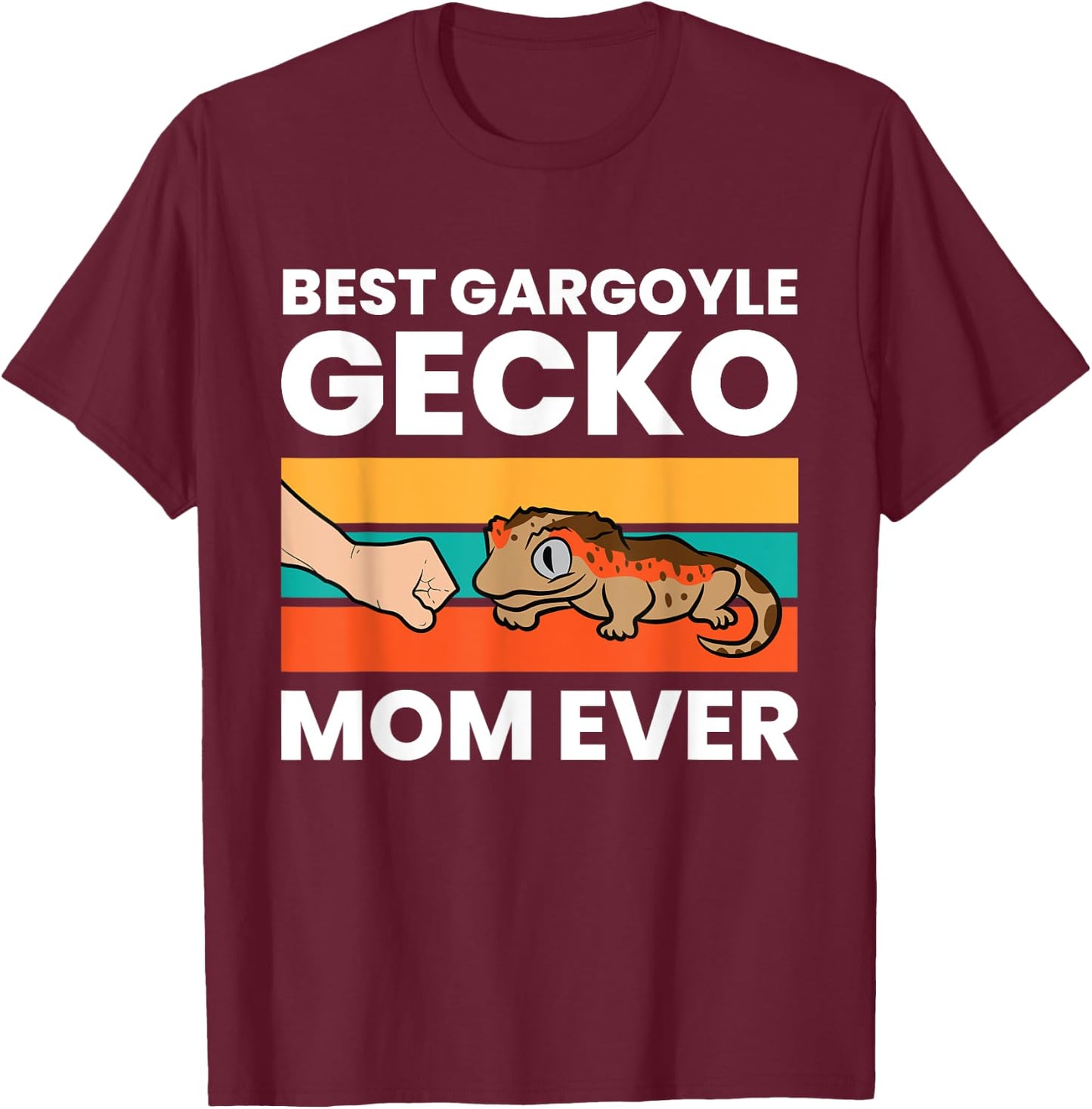 Best Gargoyle Gecko Mom Ever T-Shirt - T-Shirt | Maroon