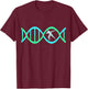 Shot Put Thrower DNA Throwing Genetic Track And Field T-Shirt - T-Shirt | Maroon