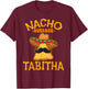 Nacho Average Tabitha Personalized Name Funny Taco T-Shirt - T-Shirt | Maroon