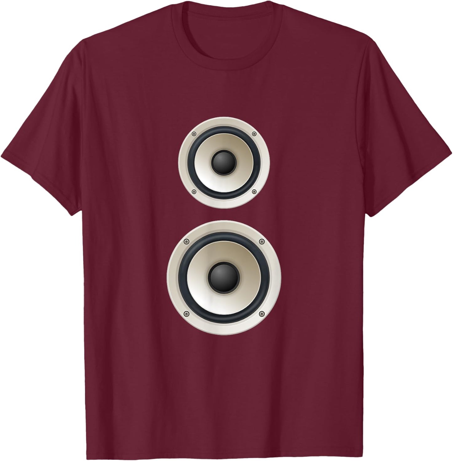 Hi Fi Speaker Cabinet Audiophile T-Shirt - T-Shirt | Maroon