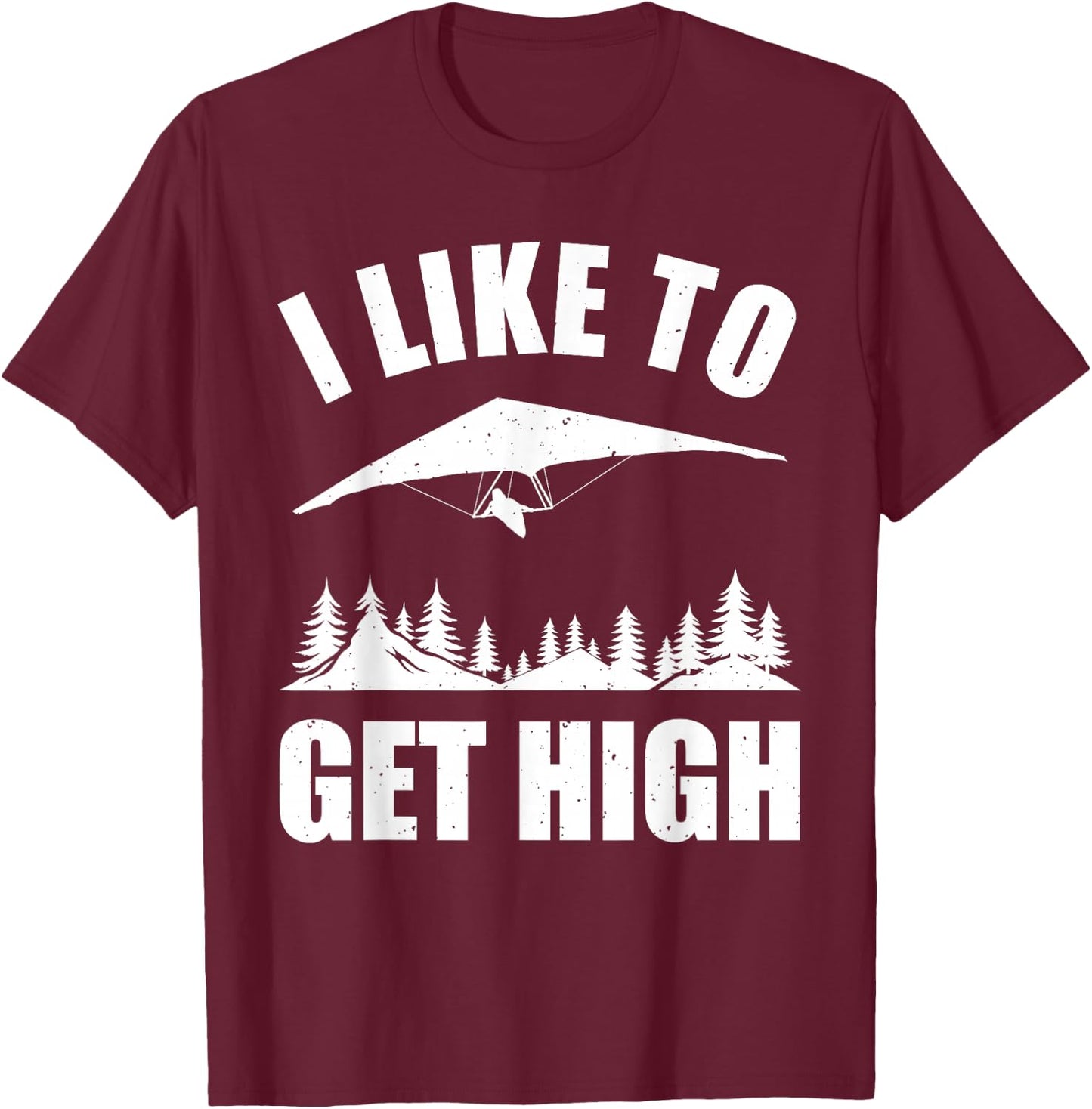 Cool Hang Glider Art Women Hang Glide Hang Gliding T-Shirt - T-Shirt | Maroon