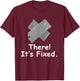Fix It With Duct Tape Design Handyman Funny Humorous Novelty T-Shirt - T-Shirt | Maroon
