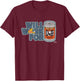 The Simpsons Barney Will Work For Duff Beer T-Shirt - T-Shirt | Maroon