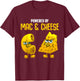 Funny Mac And Cheese Gift Kids Men Women Macaroni Cheese T-Shirt - T-Shirt | Maroon