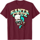 Classic California Skater Santa Cruz T-Shirt - T-Shirt | Maroon
