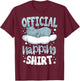 Sleeping Hippo Pyjamas Hippopotamus Lover Official Napping T-Shirt - T-Shirt | Maroon