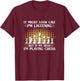 It Might Look Like I’M Listening But In My Head Chess T-Shirt - T-Shirt | Maroon