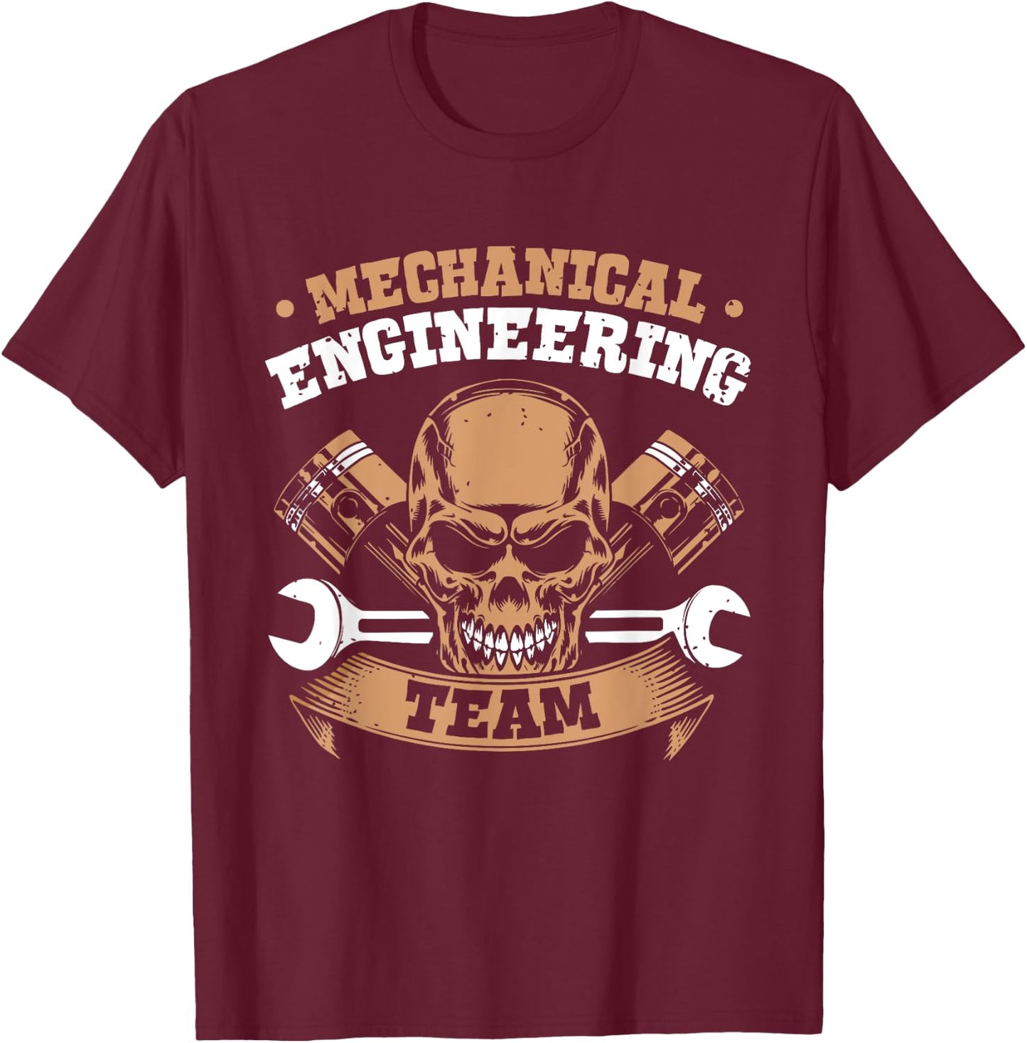 Mechanical Engineering Team Mechanical Engineer Student T-Shirt - T-Shirt | Maroon