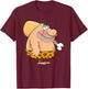 Funny Caveman Graphic Gift Adult Men Women Kids Boys Girls T-Shirt - T-Shirt | Maroon