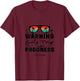 Warning Girls Trip in Progress Vacation Nashville T-Shirt - T-Shirt | Maroon