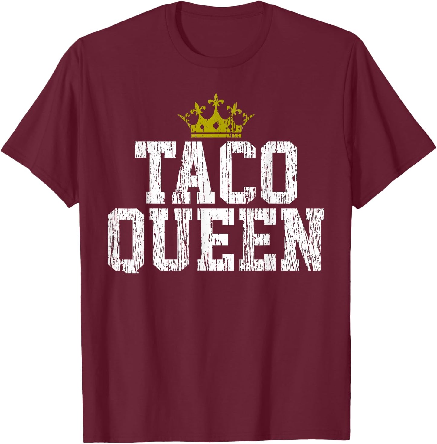 Taco Mexican Sports Gift Basketball Taco T-Shirt - T-Shirt | Maroon
