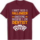 Halloween Dentist Trick Or Teeth Dental Hygienist Halloween T-Shirt - T-Shirt | Maroon