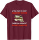 Don't Ignore Scientists and Climate Change T-Shirt - T-Shirt | Maroon