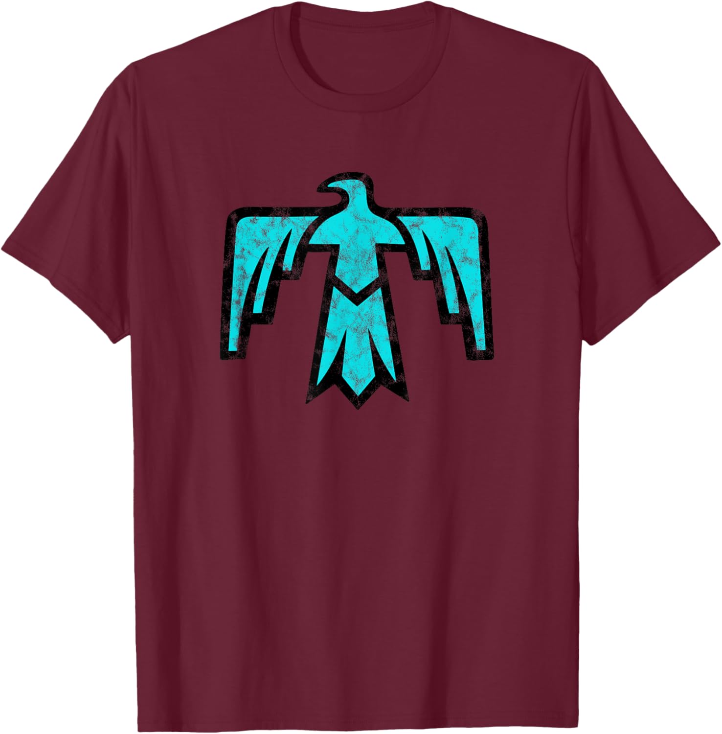 Thunderbird, Native American, bird, eagle, totem, animal T-Shirt - T-Shirt | Maroon